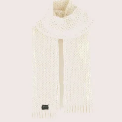 Bellerose Echarpes, Foulards|Echarpe en Laine mélangée Kou ivoire - 185x14 cm