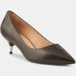 Minelli Escarpins|Escarpins en Cuir Vera noirs - Talon 5 cm