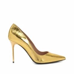 Balmain Paris Escarpins|Escarpins en cuir dorés