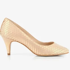 Mellow Yellow Escarpins|Escarpins en Cuir Hullya roses - Talon 7 cm