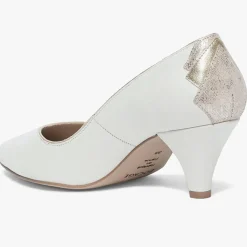 Bocage Escarpins|Escarpins en Cuir Izold blancs - Talon 6 cm