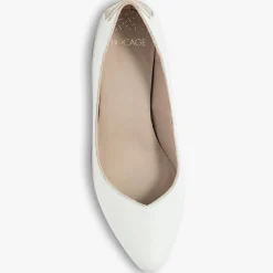 Bocage Escarpins|Escarpins en Cuir Izold blancs - Talon 6 cm