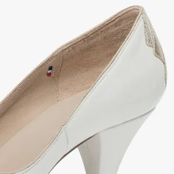 Bocage Escarpins|Escarpins en Cuir Izold blancs - Talon 6 cm