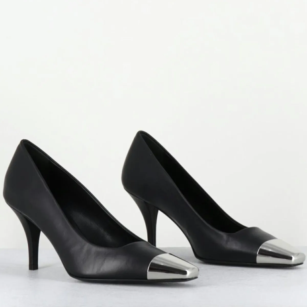 Garrice Lab Escarpins|Escarpins en Cuir kecha noirs - Talon : 7.5cm