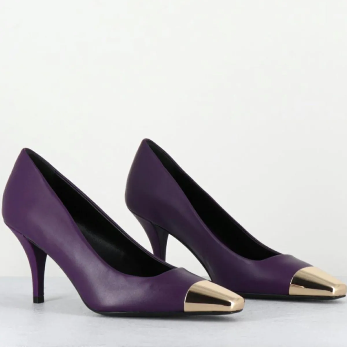 Garrice Lab Escarpins|Escarpins en Cuir kecha violets - Talon : 7.5cm