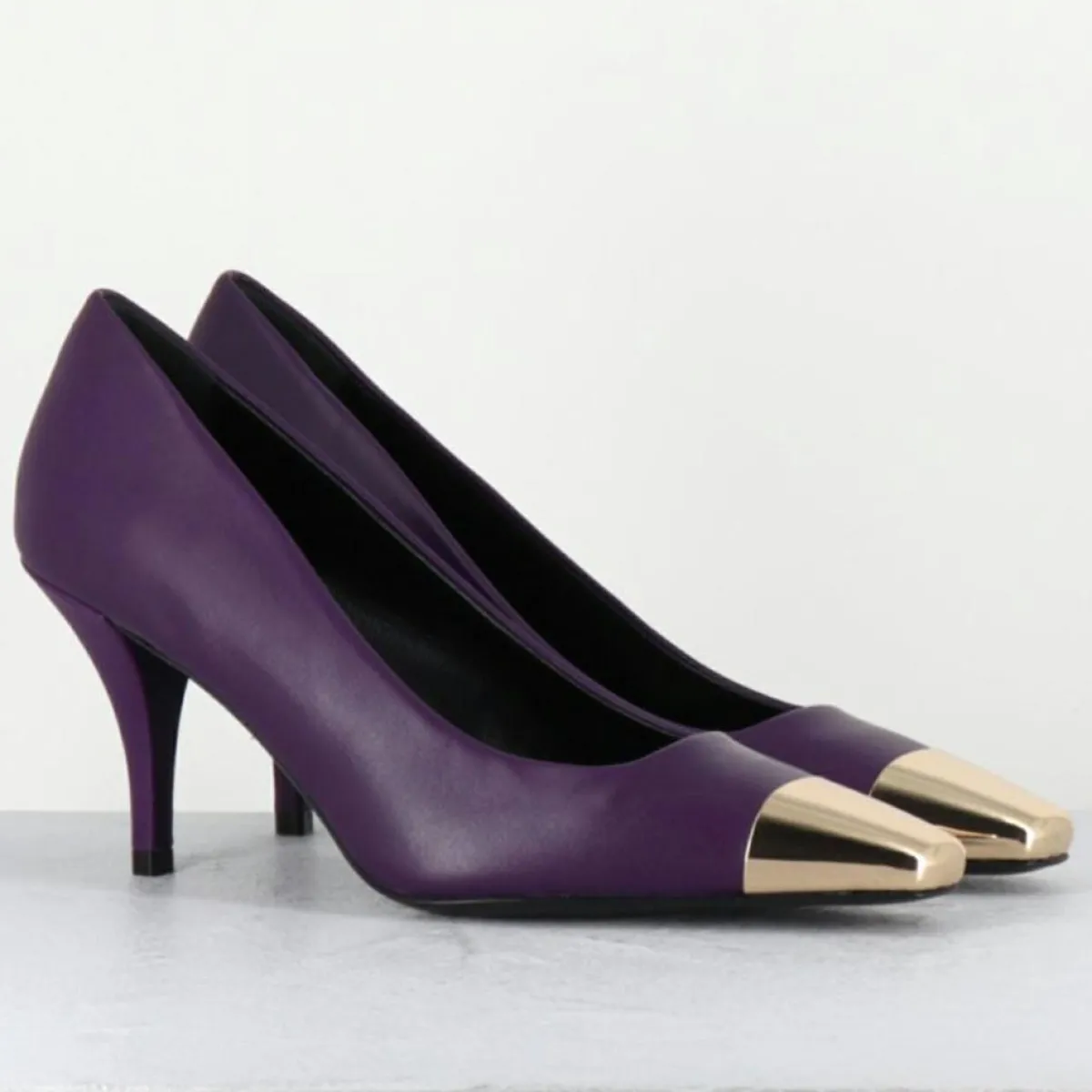 Garrice Lab Escarpins|Escarpins en Cuir kecha violets - Talon : 7.5cm