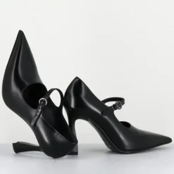 Premiata Escarpins|Escarpins en Cuir M6590 noirs - Talon : 9.5 cm