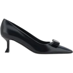 Salvatore Ferragamo Escarpins|Escarpins en Cuir Siwar noirs - Talon 6 cm