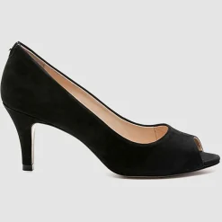 Cosmoparis Escarpins|Escarpins en Velours de Cuir Bebe Milene noirs - Talon 6 cm