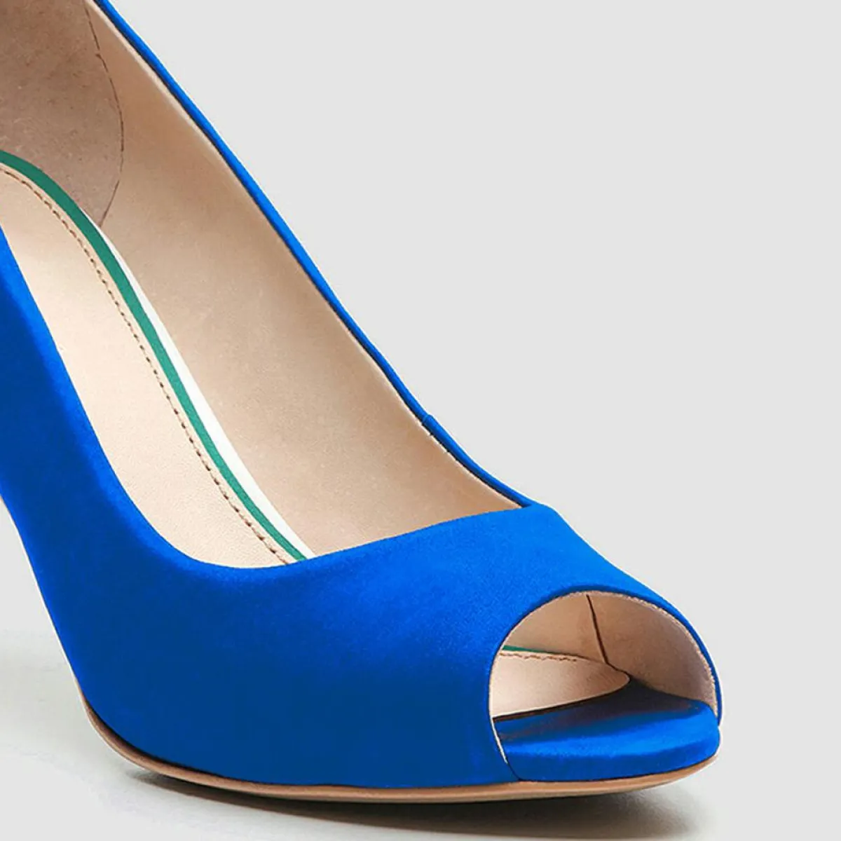 Cosmoparis Escarpins|Escarpins en Velours de Cuir Bebe Milene cobalt - Talon 7 cm