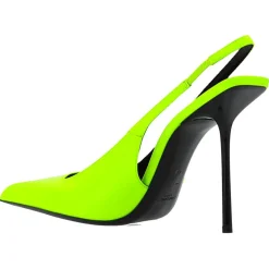 Saint Laurent Escarpins|Escarpins Kiss 105 à bride arrière jaunes