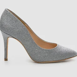 Cosmoparis Escarpins|Escarpins Makea argentés - Talon 8 cm