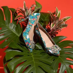 Cosmoparis Escarpins|Escarpins Manifika blanc/multicolore - Talon 9 cm