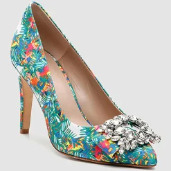 Cosmoparis Escarpins|Escarpins Manifika blanc/multicolore - Talon 9 cm