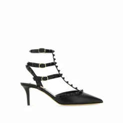 Valentino Garavani Escarpins|Escarpins Rockstud vernis noirs