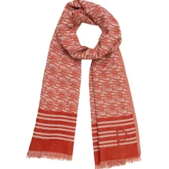 Petrusse Echarpes, Foulards|Foulard Escale orange - 70x180 cm