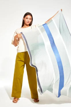 Mapoesie Echarpes, Foulards|Foulard Spectre Vert 100 X 190Cm