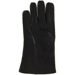 Maison Fabre Gants, Moufles|Gants doublé acrylique doublure textile Jessie marron foncé