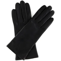 Maison Fabre Gants, Moufles|Gants en Cuir d'Agneau doublure Laine Victoire noirs