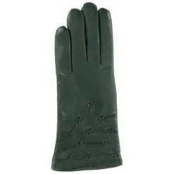 Maison Fabre Gants, Moufles|Gants en Cuir d'Agneau doublure Laine Yvette fer