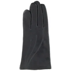 Maison Fabre Gants, Moufles|Gants en Cuir d'Agneau doublure Laine Waves fer