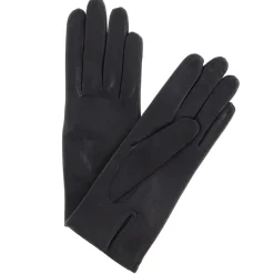 Maison Fabre Gants, Moufles|Gants en Cuir d'Agneau doublure Textile Fanny noirs