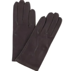 Maison Fabre Gants, Moufles|Gants en Cuir d'Agneau doublure Textile Fanny camel