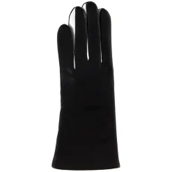 Maison Fabre Gants, Moufles|Gants en Cuir d'Agneau doublure Laine Heritage Valois noirs