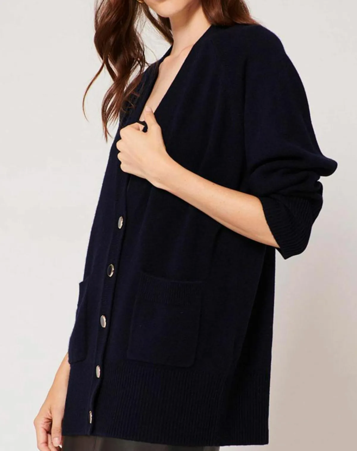 Zapa Gilets Et Cardigans|Gilet 100% Laine Georgie marine