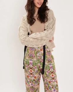 Manoush Gilets Et Cardigans|Gilet ajouré Vintage beige