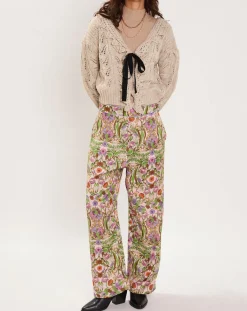 Manoush Gilets Et Cardigans|Gilet ajouré Vintage beige