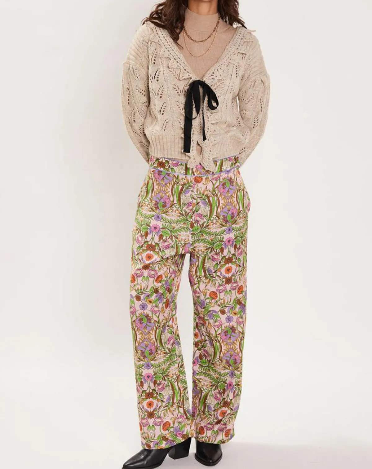 Manoush Gilets Et Cardigans|Gilet ajouré Vintage beige