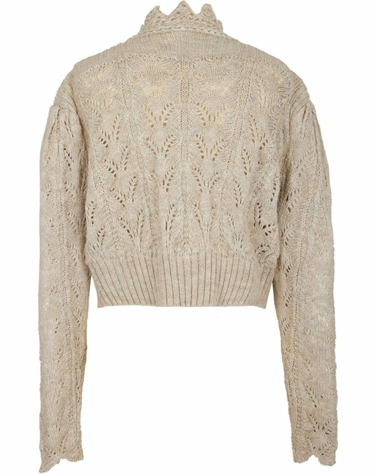 Manoush Gilets Et Cardigans|Gilet ajouré Vintage beige