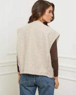 L'Armoire de Suzette Gilets Et Cardigans|Gilet Alice beige