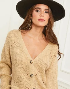 L'Armoire de Suzette Gilets Et Cardigans|Gilet Alice camel