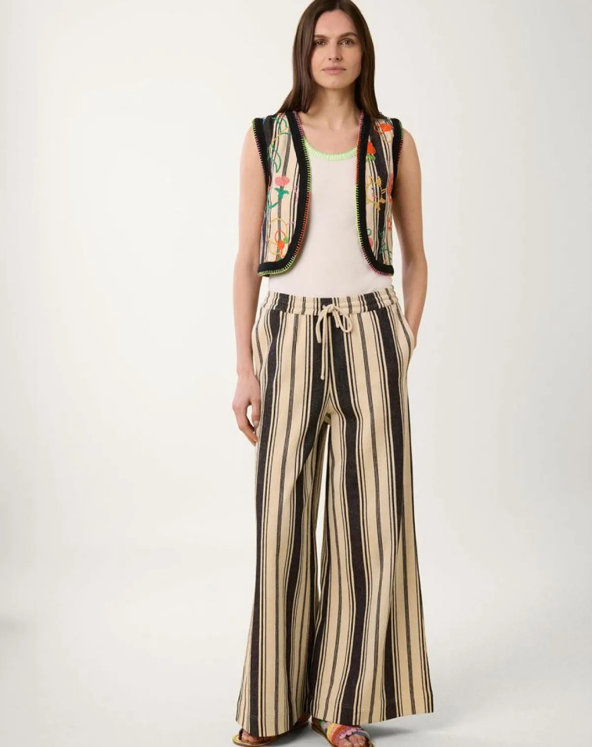 Manoush Gilets Et Cardigans|Gilet Beldi stripes