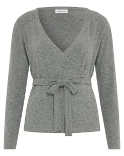 Passionata Gilets Et Cardigans|Gilet cache-coeur Kai gris chiné