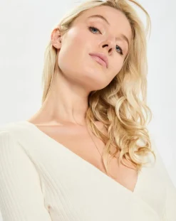 Passionata Gilets Et Cardigans|Gilet cache-coeur Mona talc