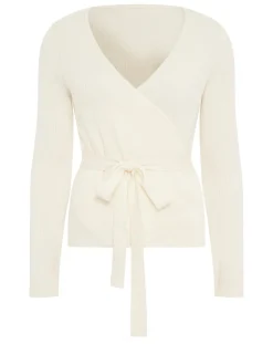 Passionata Gilets Et Cardigans|Gilet cache-coeur Mona talc