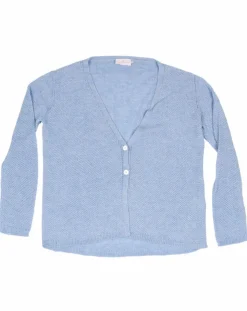 Cuisse de Grenouille Gilets Et Cardigans|Gilet Casta bleu