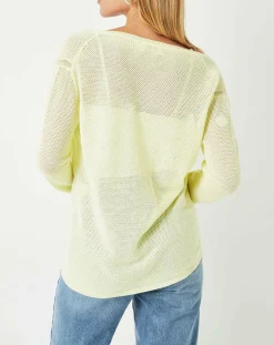 Cuisse de Grenouille Gilets Et Cardigans|Gilet Casta jaune