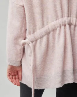 Lauren Vidal Gilets Et Cardigans|Gilet ceinturé Ciara rose