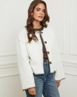 L'Armoire de Suzette Gilets Et Cardigans|Gilet Clara écru