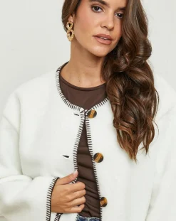 L'Armoire de Suzette Gilets Et Cardigans|Gilet Clara écru