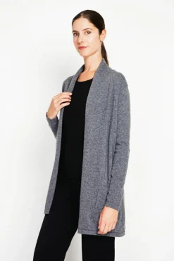 C&Jo Gilets Et Cardigans|Gilet col châle loup