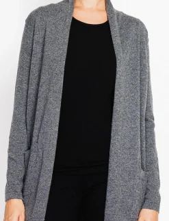 C&Jo Gilets Et Cardigans|Gilet col châle loup