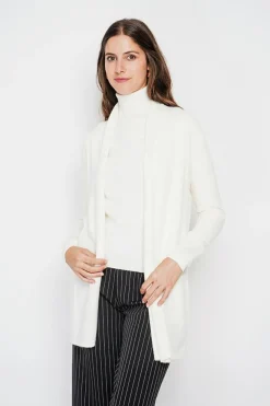 C&Jo Gilets Et Cardigans|Gilet col châle naturel