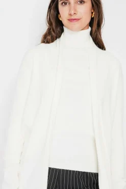 C&Jo Gilets Et Cardigans|Gilet col châle naturel