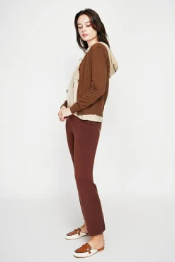 C&Jo Gilets Et Cardigans|Gilet col ras du cou marron