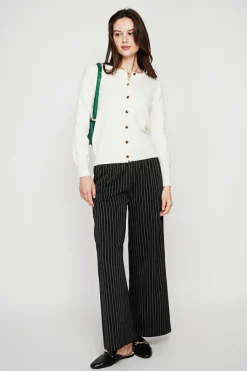 C&Jo Gilets Et Cardigans|Gilet col ras du cou naturel